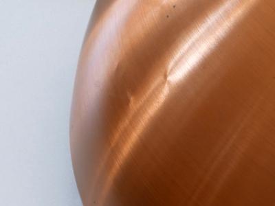  Staff Leuchten Elegant Mid Century Modern Copper Pendant Lamp by Staff Schwarz Germany 1960s