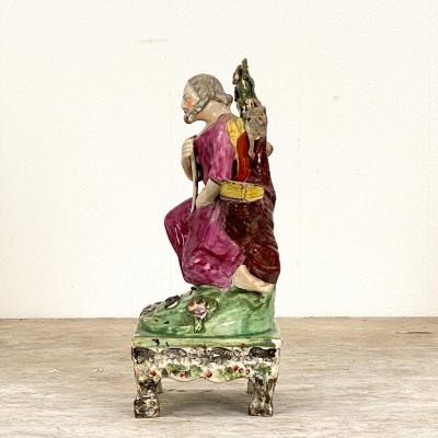  Staffordshire Circa 19th Century St Peter Staffordshire Figure England