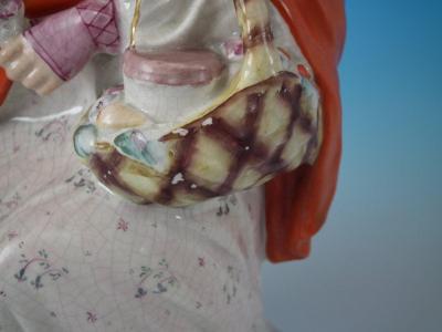  Staffordshire Large Staffordshire Red Riding Hood and Wolf Figure