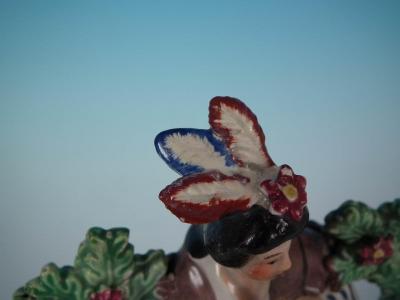 Staffordshire Staffordshire Pearlware Bocage Piper Figure