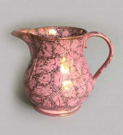  Staffordshire Staffordshire Pink Lustre Jug