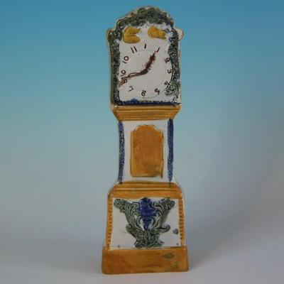 Staffordshire Staffordshire Prattware Long Case Clock Model