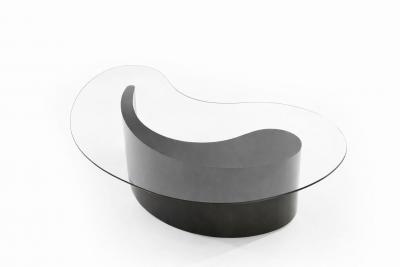  Stamford Modern Apostrophe Coffee Table in Espresso Walnut