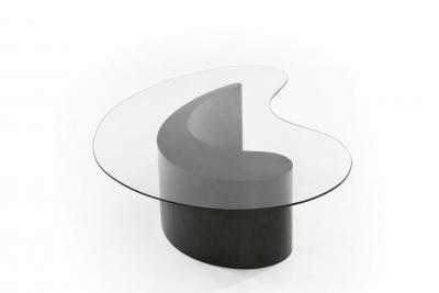  Stamford Modern Apostrophe Coffee Table in Espresso Walnut