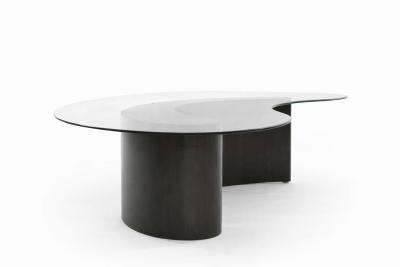  Stamford Modern Apostrophe Coffee Table in Espresso Walnut