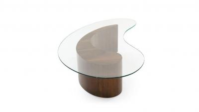  Stamford Modern Apostrophe Coffee Table in Special Walnut
