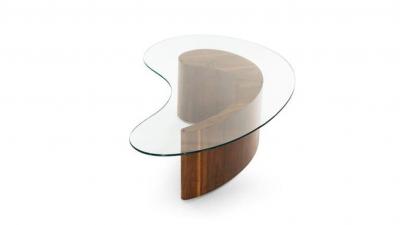  Stamford Modern Apostrophe Coffee Table in Special Walnut