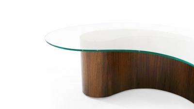  Stamford Modern Apostrophe Coffee Table in Special Walnut