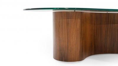  Stamford Modern Apostrophe Coffee Table in Special Walnut