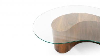  Stamford Modern Apostrophe Coffee Table in Special Walnut