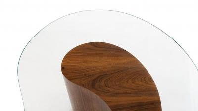  Stamford Modern Apostrophe Coffee Table in Special Walnut