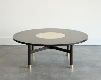  Stamford Modern Medallion Coffee Table in Espresso Walnut by Stamford Modern