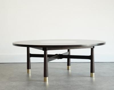  Stamford Modern Medallion Coffee Table in Espresso Walnut by Stamford Modern