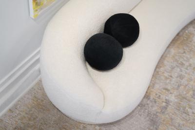  Stamford Modern Orb Accent Pillow in Deep Loden Alpaca by Holly Hunt