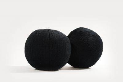  Stamford Modern Orb Accent Pillow in Deep Loden Alpaca by Holly Hunt