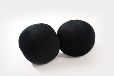 Stamford Modern Orb Accent Pillow in Deep Loden Alpaca by Holly Hunt