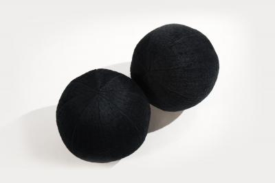  Stamford Modern Orb Accent Pillow in Deep Loden Alpaca by Holly Hunt