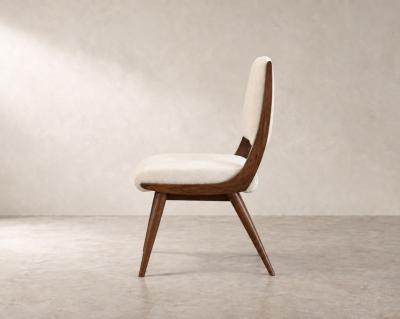  Stamford Modern Parisiano Dining Chair in Dark Walnut by Stamford Modern