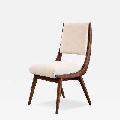  Stamford Modern Parisiano Dining Chair in Dark Walnut by Stamford Modern