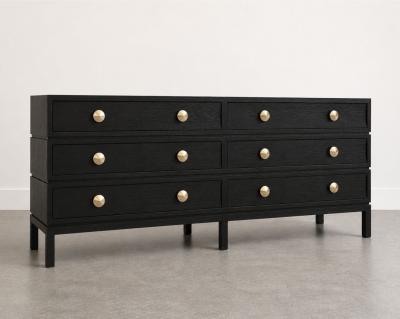  Stamford Modern Stacked Dresser in Blackout Oak by Stamford Modern