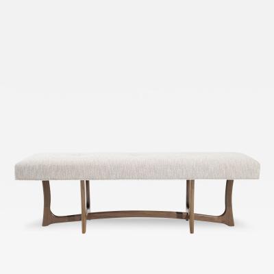  Stamford Modern The Forma Bench in Natural Walnut by Stamford Modern