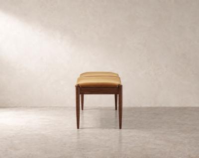  Stamford Modern Wave II Bench in Dark Walnut by Stamford Modern