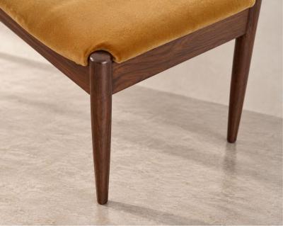  Stamford Modern Wave II Bench in Dark Walnut by Stamford Modern