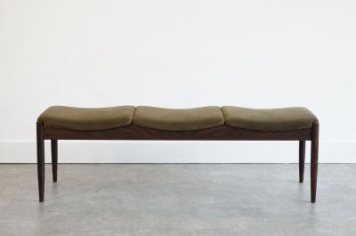  Stamford Modern Wave III Bench in Espresso Walnut by Stamford Modern