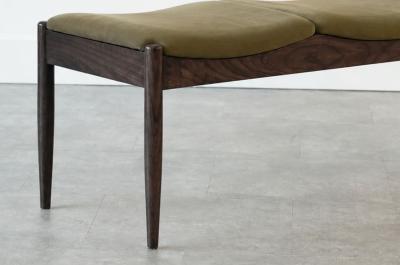  Stamford Modern Wave III Bench in Espresso Walnut by Stamford Modern