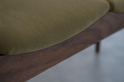  Stamford Modern Wave III Bench in Espresso Walnut by Stamford Modern
