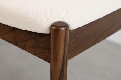  Stamford Modern Wave III Bench in Natural Walnut by Stamford Modern