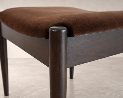  Stamford Modern Wave Stool in Espresso Walnut by Stamford Modern