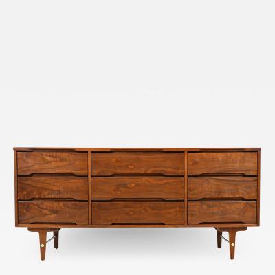  Stanley Furniture Mid Century Modern 9 Drawer Dresser by Stanley Furniture