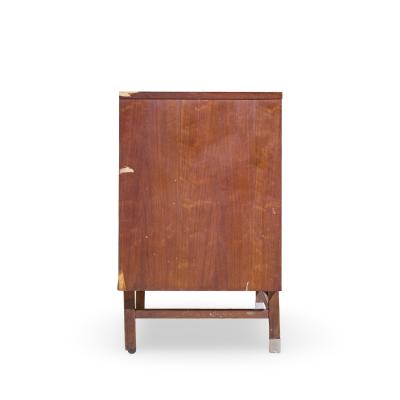  Stanley Furniture Stanley Mid Century Walnut Harlequin Credenza