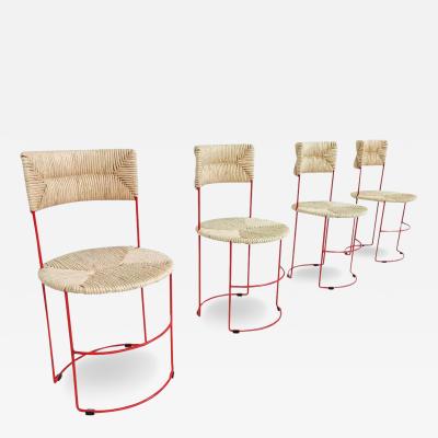  Stefani Set of 4 Dining Chairs by Laura de Lorenzo Stefano Stefani