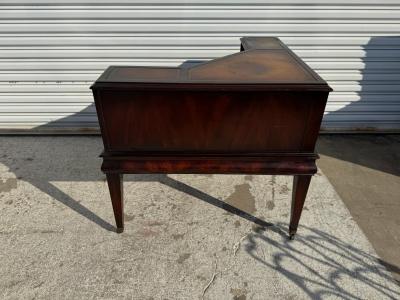  Stickley Brothers Stickley Flaming Mahogany with leather top Corner End Table