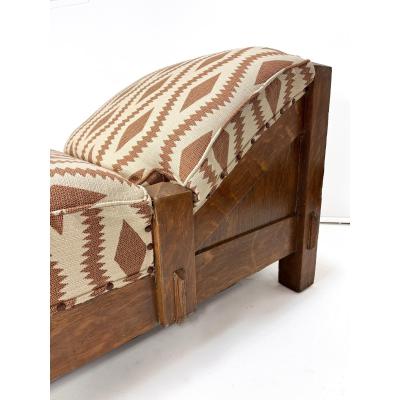  Stickley Furniture Antique Arts Crafts Mission Oak Chaise Lounge Daybed