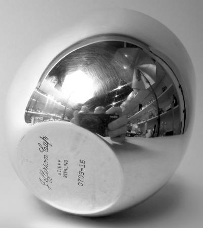  Stieff Pair of Stieff Colonial Revival Sterling Silver Jefferson Cups in Case