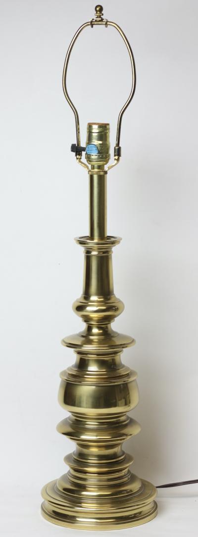  Stiffel Lamp Company Brass Baluster form Table Lamp by Stiffel Lamp Company 1960 United States