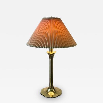  Stiffel Lamp Company EXCEPTIONAL PAIR OF BRASS FLORAL FORM MODERN LAMPS