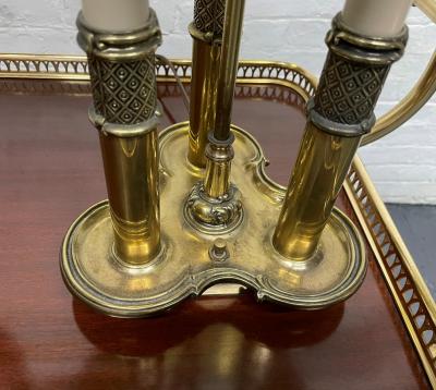  Stiffel Lamp Company Pair Brass Stiffel Lamps