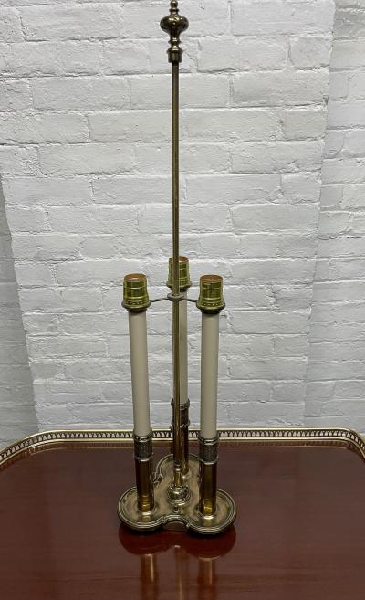  Stiffel Lamp Company Pair Brass Stiffel Lamps