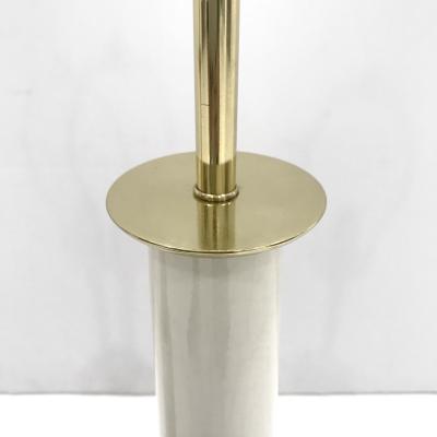  Stiffel Lamp Company Pair of Tall Glazed Lamps by Stiffel