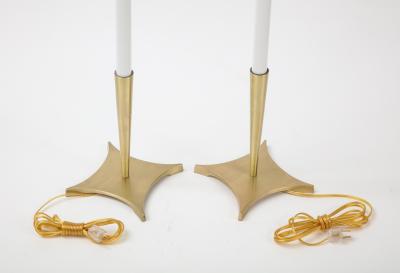  Stiffel Lamp Company Stiffel Brass Candlestick Lamps