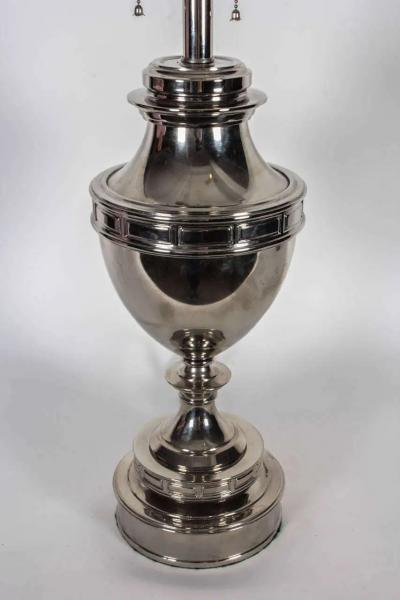  Stiffel Lamp Company Stiffel Polished Nickel Lamps