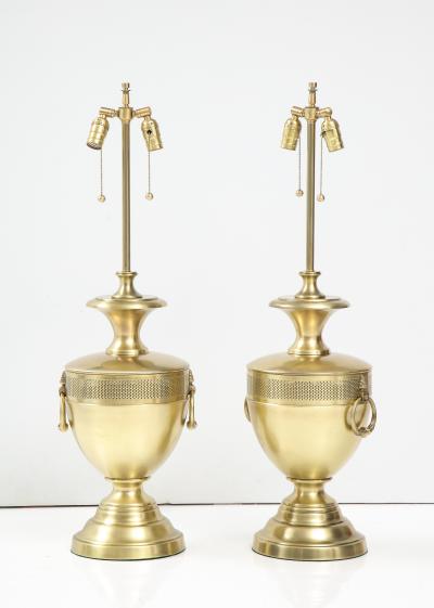  Stiffel Lamp Company Stiffel Satin Brass Lamps