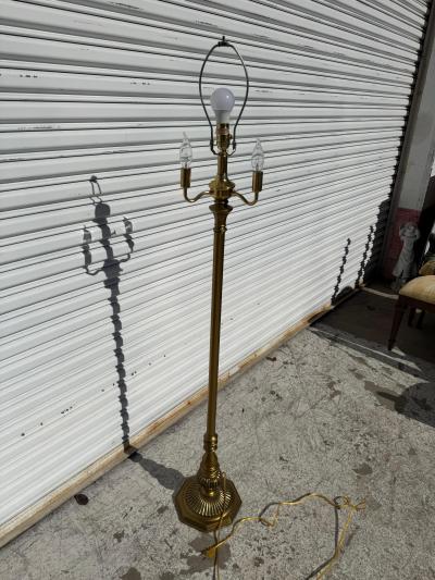  Stiffel Lamp Company Vintage Brass Stiffel 4 Light Floor Lamp