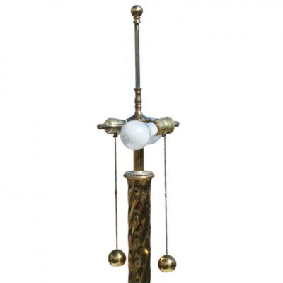  Stiffel Lamp Company Vintage Brass Stiffel Floor Lamp