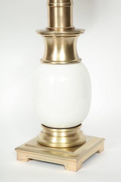  Stiffel Stiffel Porcelain and Brass Lamps