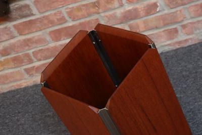Stildomus Ico Parisi for Stildomus Temide Palisander Umbrella Stand with Drip Pan